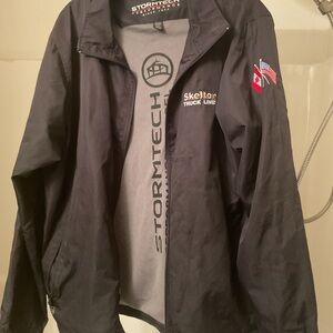Bundle of 2 - Skelton Truck Lines Stormtech Black Jackets size Large